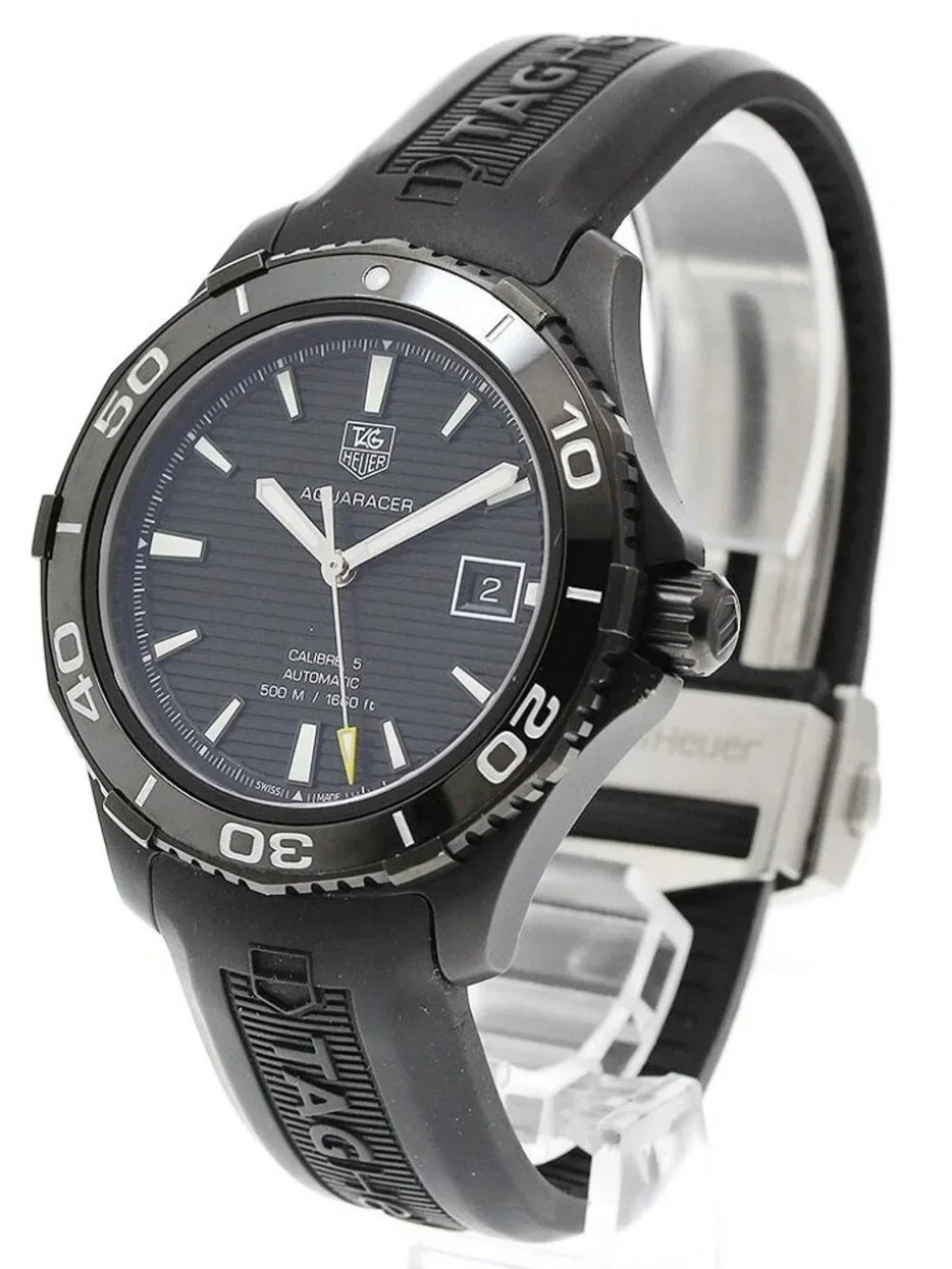 TAG HEUER Aqua racer WAK2180.FT6027 Caliber 5 black Dial Automatic Men's_960529